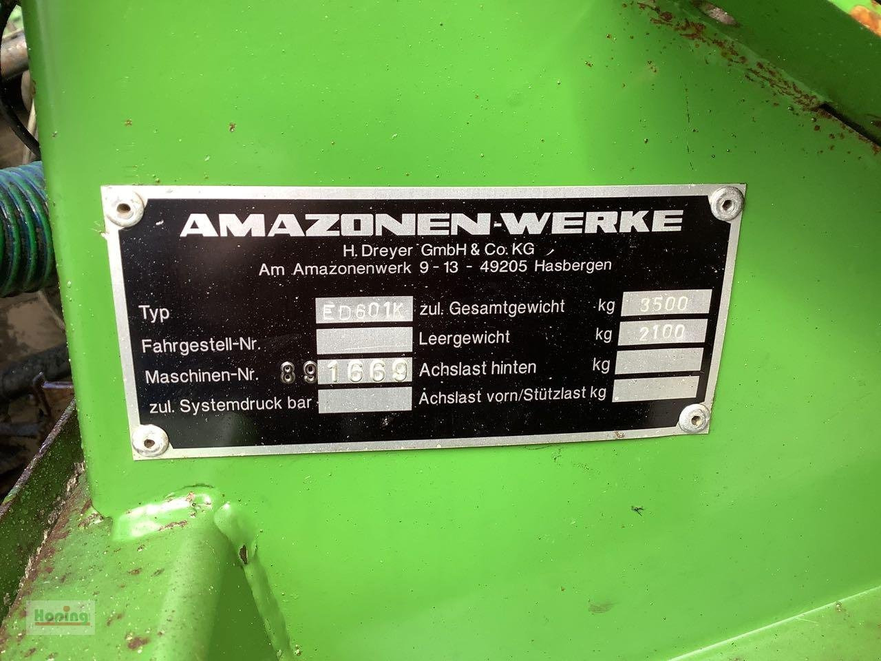 Přesný secí stroj Amazone ED601K: obrázek 6