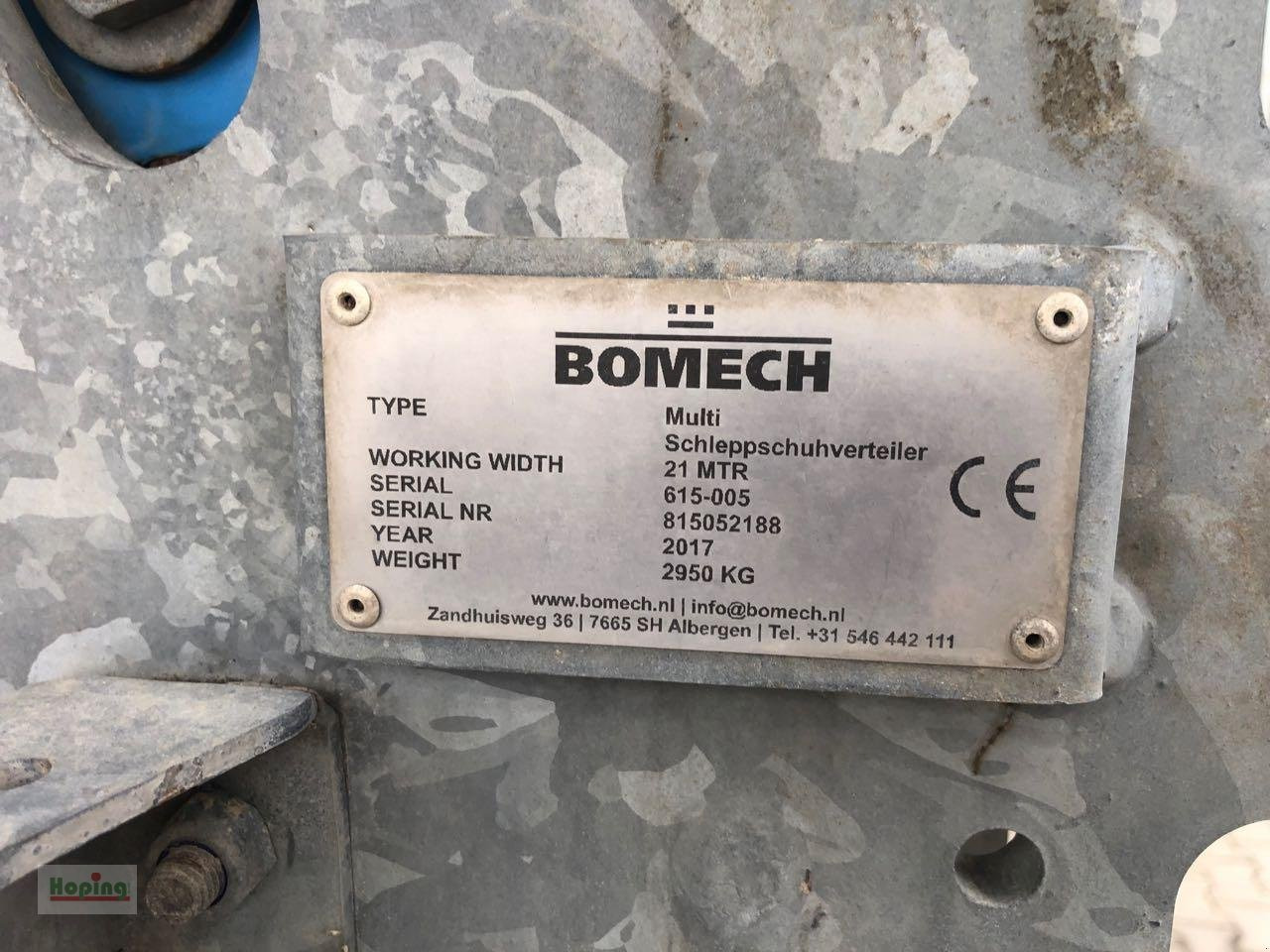Fekální cisterna Bomech Multi 21 MTR: obrázek 7