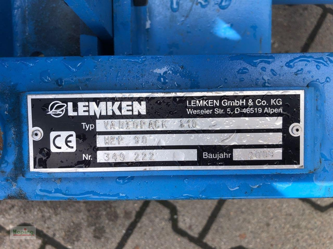 Zemědělský válec Lemken Vari Pack: obrázek 9 Zemědělský válec Lemken Vari Pack: obrázek 9