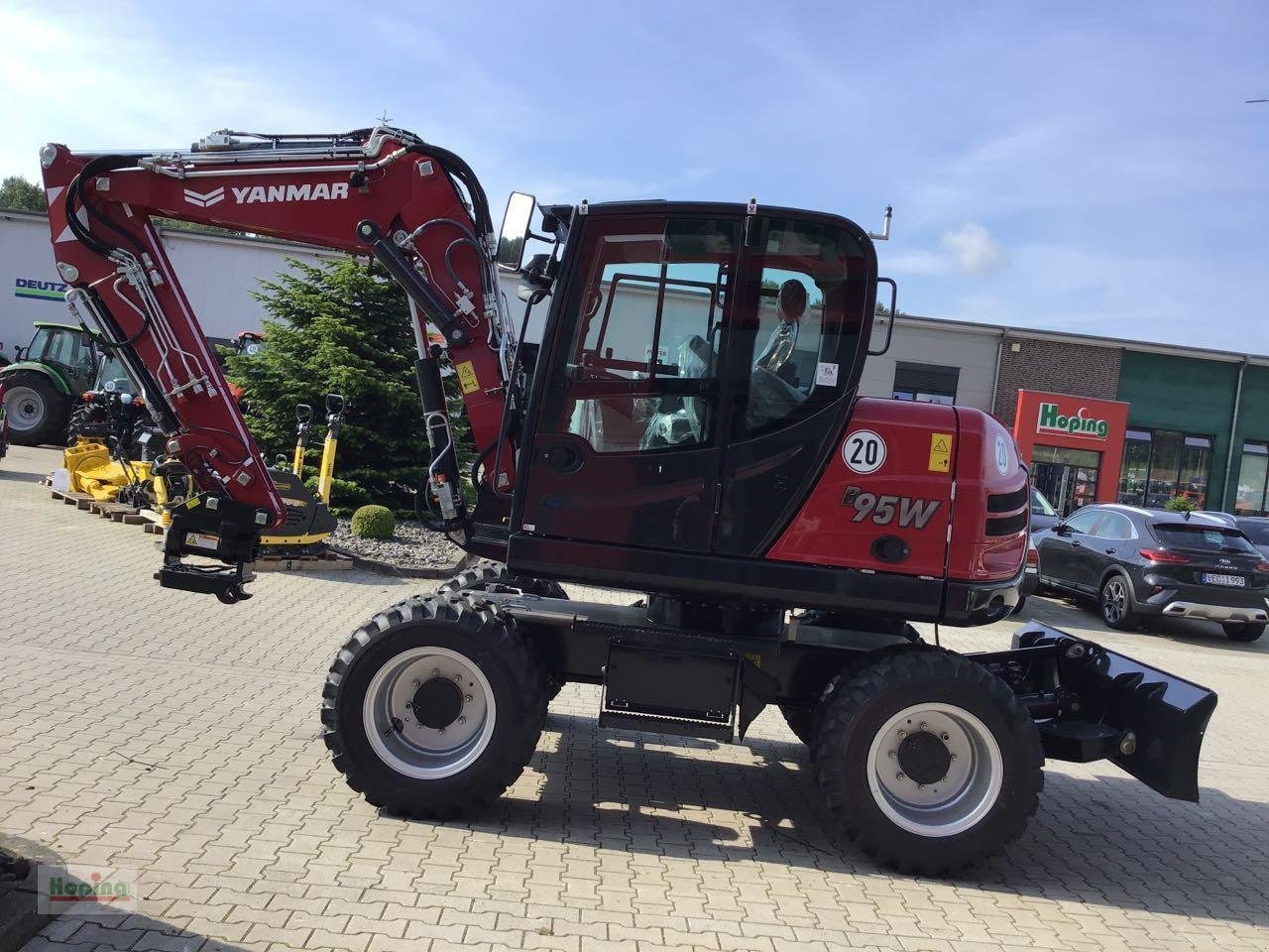Yanmar B95W/5 - Mini rýpadlo: obrázek 5 Yanmar B95W/5 - Mini rýpadlo: obrázek 5