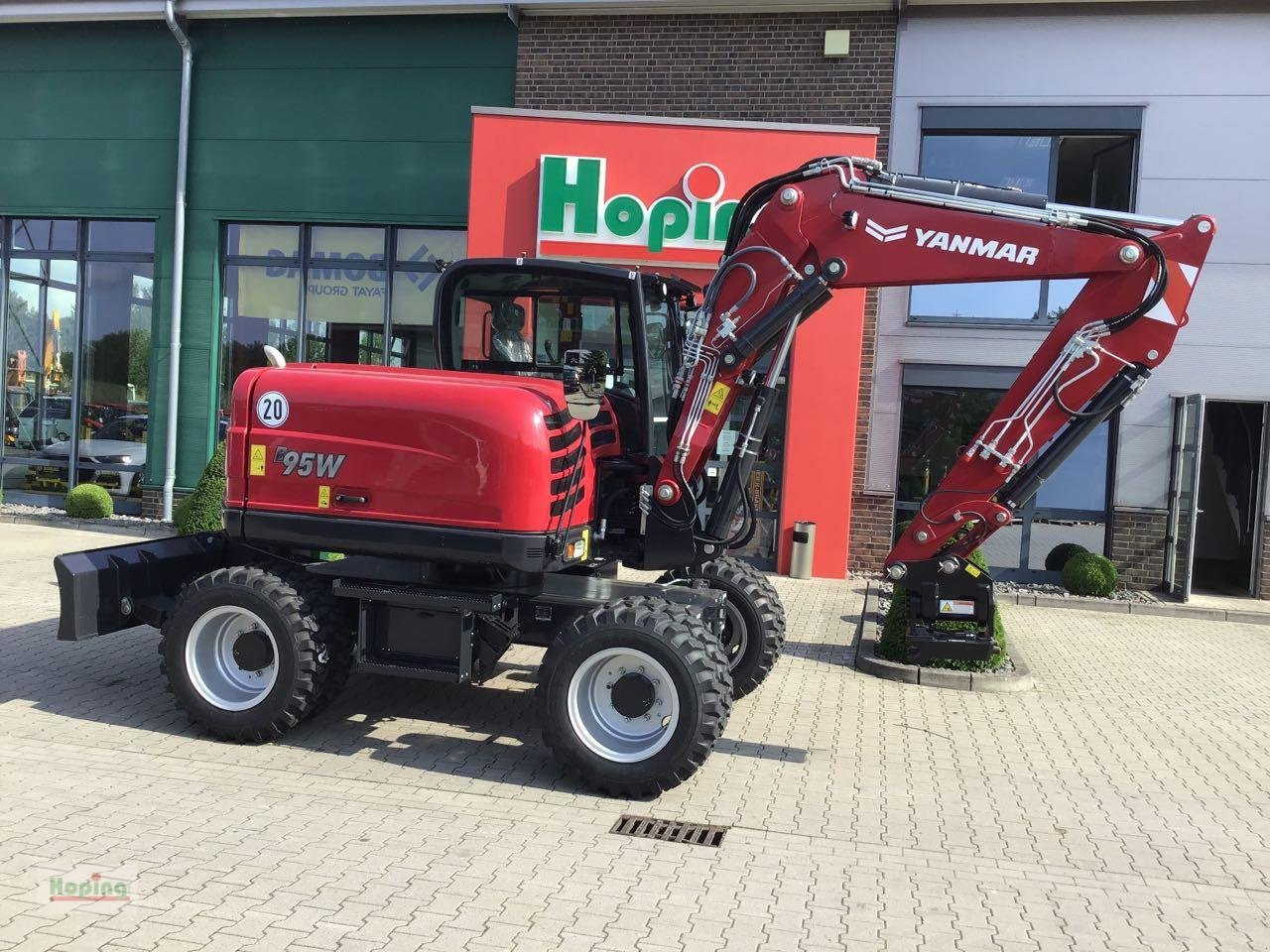 Yanmar B95W/5 - Mini rýpadlo: obrázek 1 Yanmar B95W/5 - Mini rýpadlo: obrázek 1