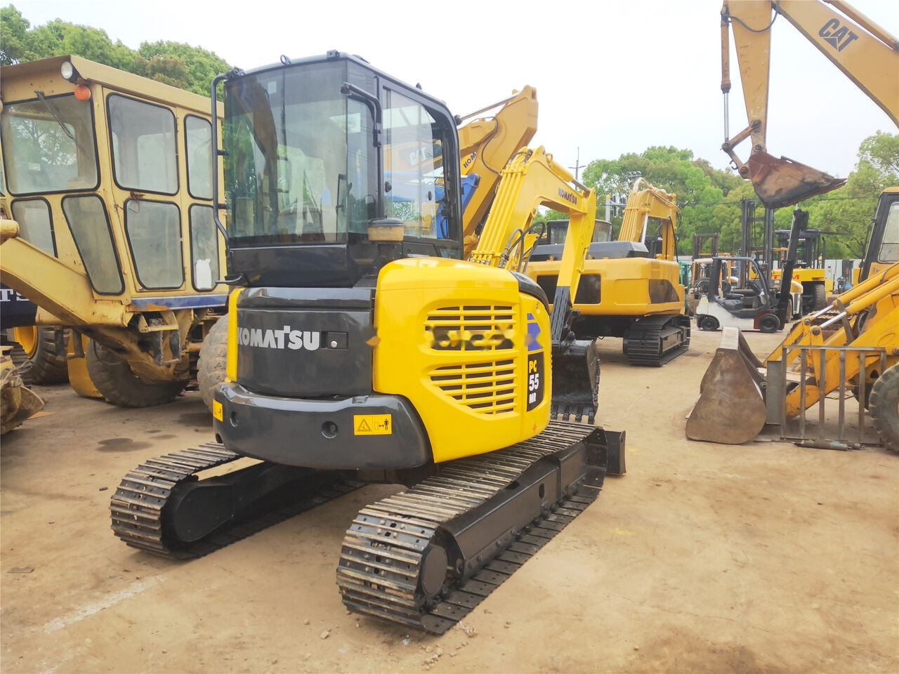 Komatsu PC55 - Mini rýpadlo: obrázek 3 Komatsu PC55 - Mini rýpadlo: obrázek 3