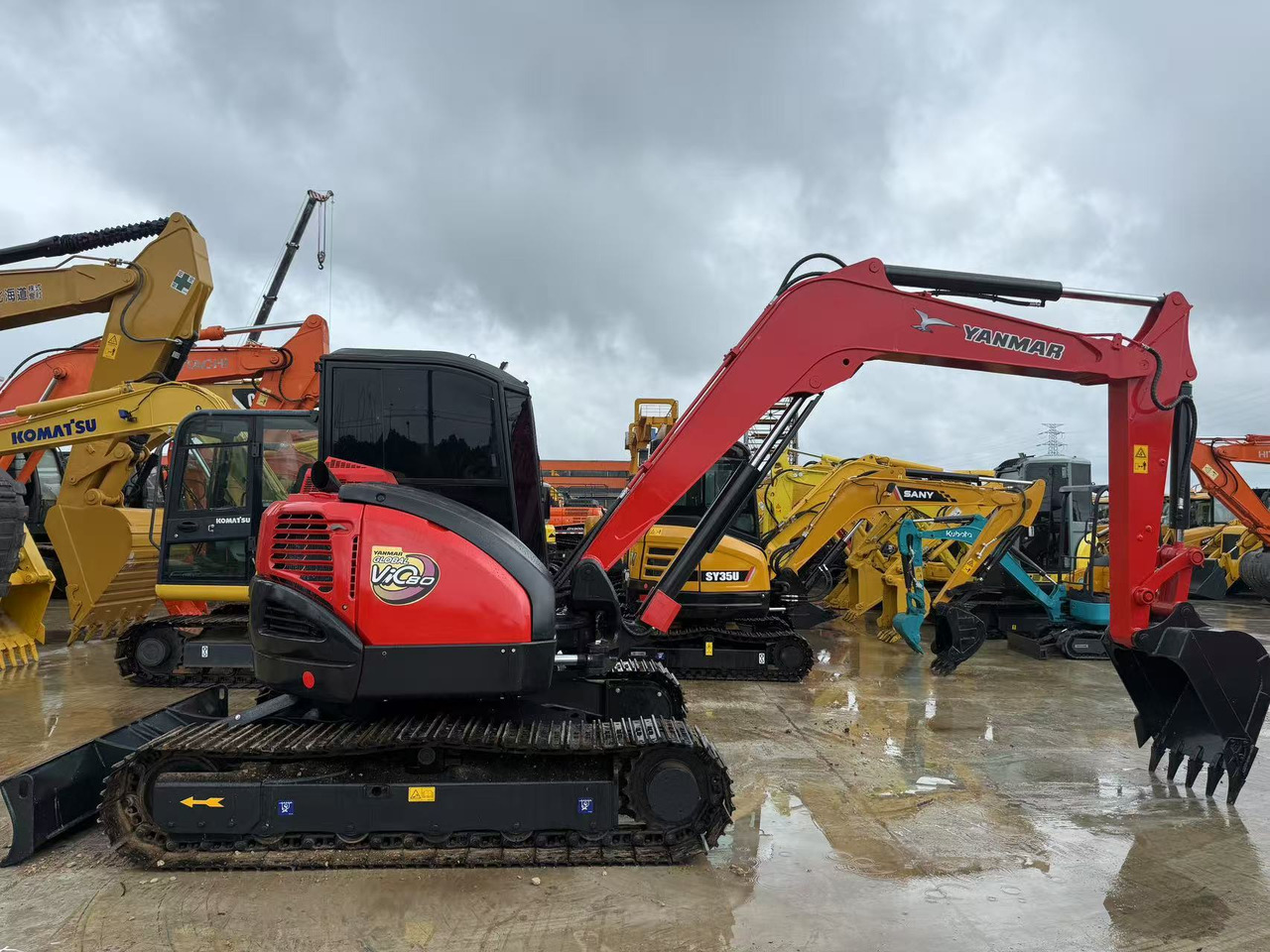 YANMAR VIO55 - Mini rýpadlo: obrázek 4 YANMAR VIO55 - Mini rýpadlo: obrázek 4