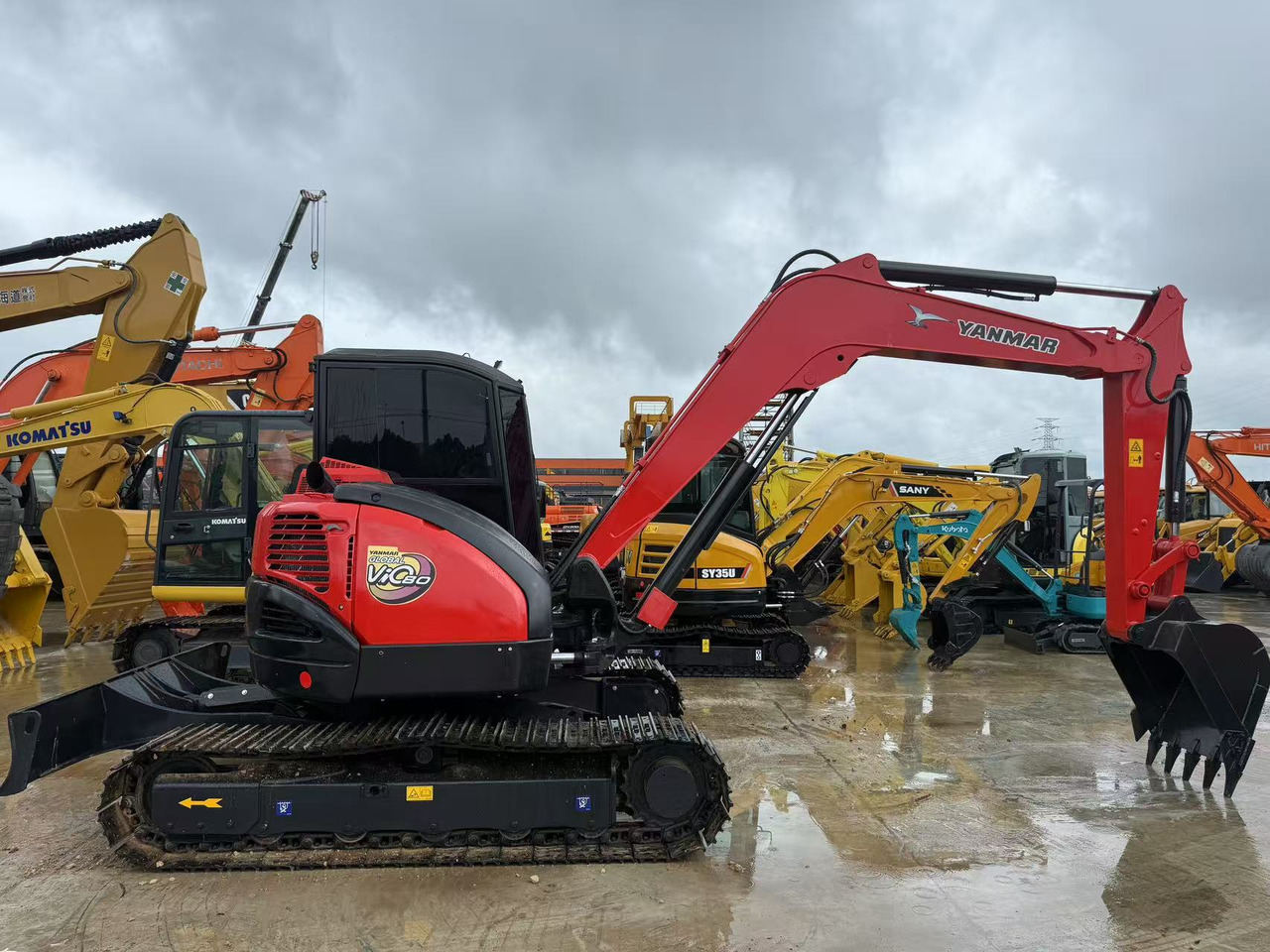 Yanmar Vio80 - Mini rýpadlo: obrázek 5 Yanmar Vio80 - Mini rýpadlo: obrázek 5
