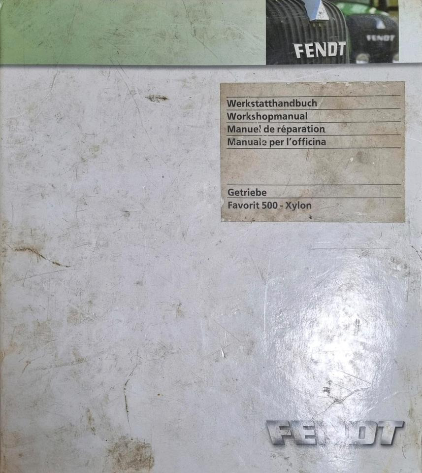 Fendt Xylon Werkstatthandbuch Reperaturanleitung 500 510 515 512 Favorit Werkstattbuch Bedienungsanleitung - Univerzální díl pro Zemědělská technika: obrázek 1 Fendt Xylon Werkstatthandbuch Reperaturanleitung 500 510 515 512 Favorit Werkstattbuch Bedienungsanleitung - Univerzální díl pro Zemědělská technika: obrázek 1