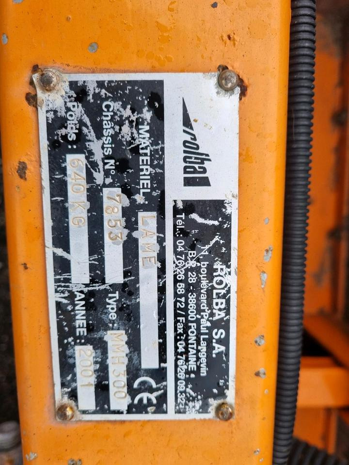 Rolba Schneepflug Schneeschild Scheeschieber Winterdienst Unimog Schmidt LKW Traktor 3m. - Sněžný pluh: obrázek 5 Rolba Schneepflug Schneeschild Scheeschieber Winterdienst Unimog Schmidt LKW Traktor 3m. - Sněžný pluh: obrázek 5