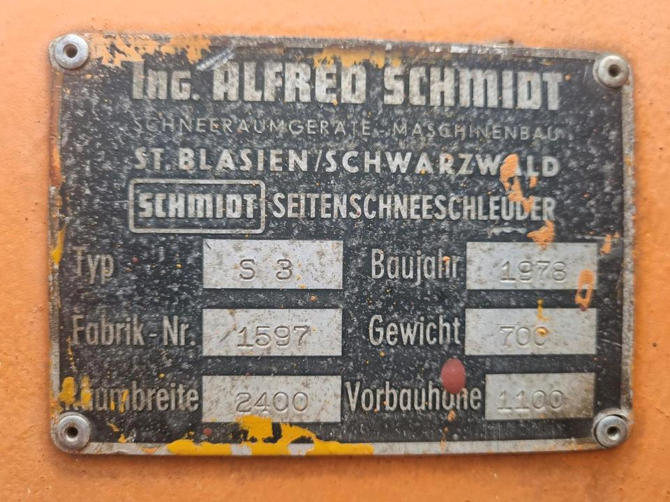 Schmidt S3 Schneeschleuder Schneefräse 240cm für Unimog U300 400 500 405 427 423 429 530 535 Schneepflug Schneeschild Scheeschieber Winterdienst Schmidt Beilhack - Sněhová fréza: obrázek 5 Schmidt S3 Schneeschleuder Schneefräse 240cm für Unimog U300 400 500 405 427 423 429 530 535 Schneepflug Schneeschild Scheeschieber Winterdienst Schmidt Beilhack - Sněhová fréza: obrázek 5