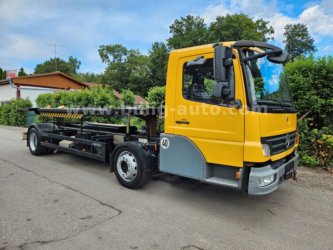 Mercedes-Benz Kamag * WBH 25 * Wiesel * Umsetzer * Sattelkupp. - Kontejnérový podvozek/ Výměnná nástavba: obrázek 2 Mercedes-Benz Kamag * WBH 25 * Wiesel * Umsetzer * Sattelkupp. - Kontejnérový podvozek/ Výměnná nástavba: obrázek 2