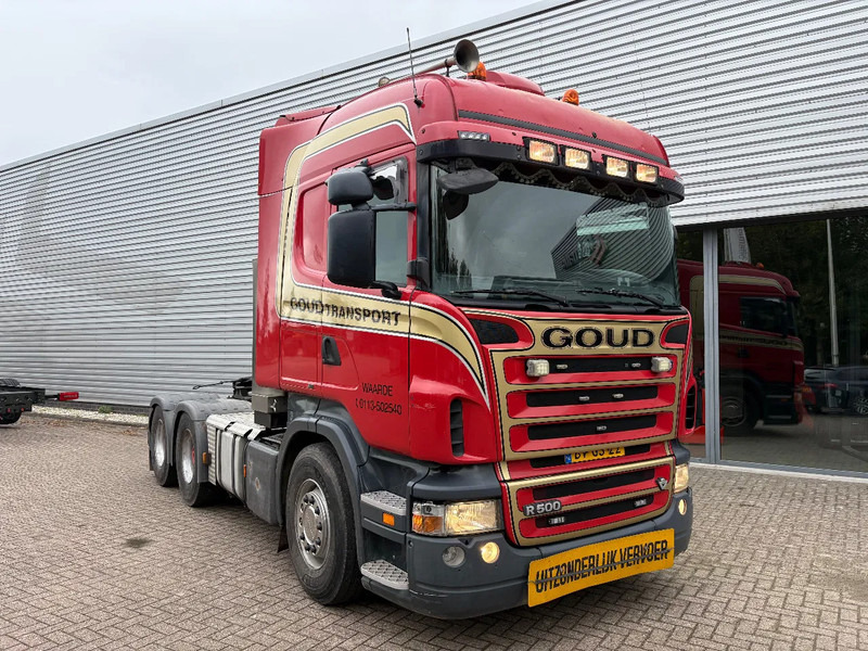 Scania R500 V8 / 6x4 / HANDGESCHAKELD / SCHUIFSCHOTEL / HYDRAULIEK / RETARDER / - Tahač: obrázek 1 Scania R500 V8 / 6x4 / HANDGESCHAKELD / SCHUIFSCHOTEL / HYDRAULIEK / RETARDER / - Tahač: obrázek 1