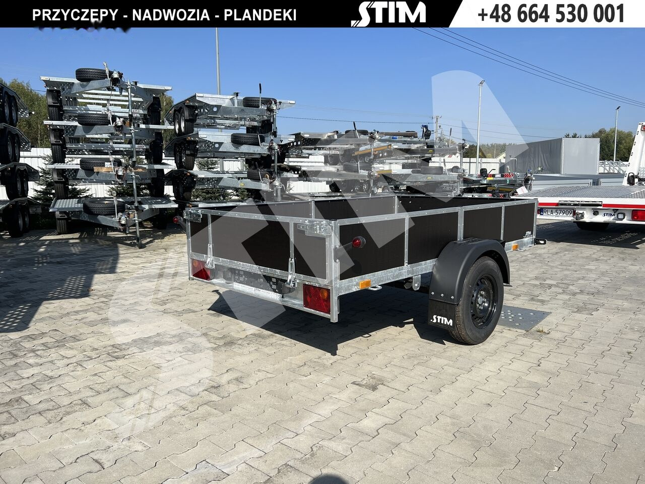 Stim S11-075/2615R + przednia burta otwierana - Přívěsný vozík: obrázek 2 Stim S11-075/2615R + przednia burta otwierana - Přívěsný vozík: obrázek 2