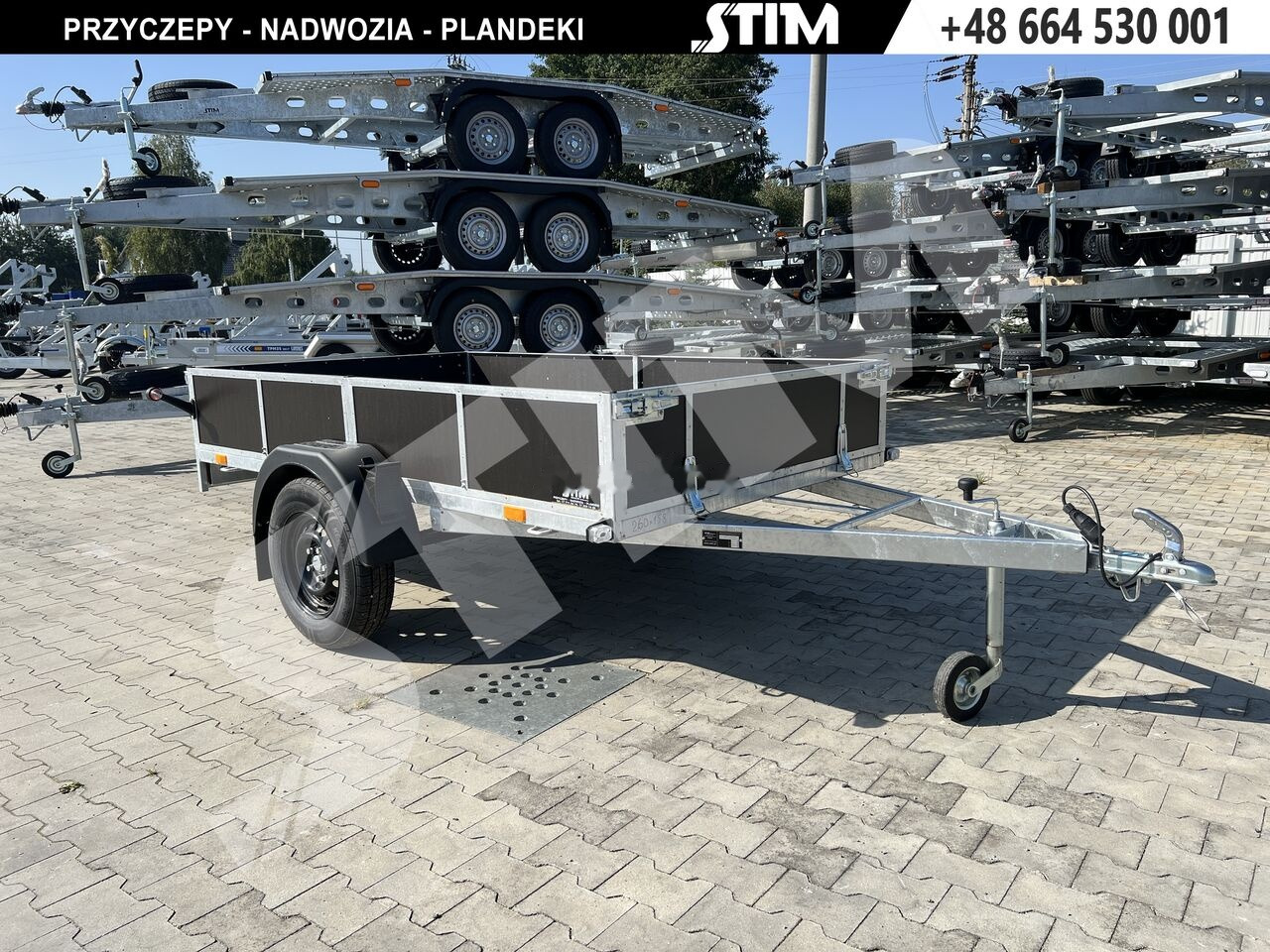 Stim S11-075/2615R + przednia burta otwierana - Přívěsný vozík: obrázek 3 Stim S11-075/2615R + przednia burta otwierana - Přívěsný vozík: obrázek 3