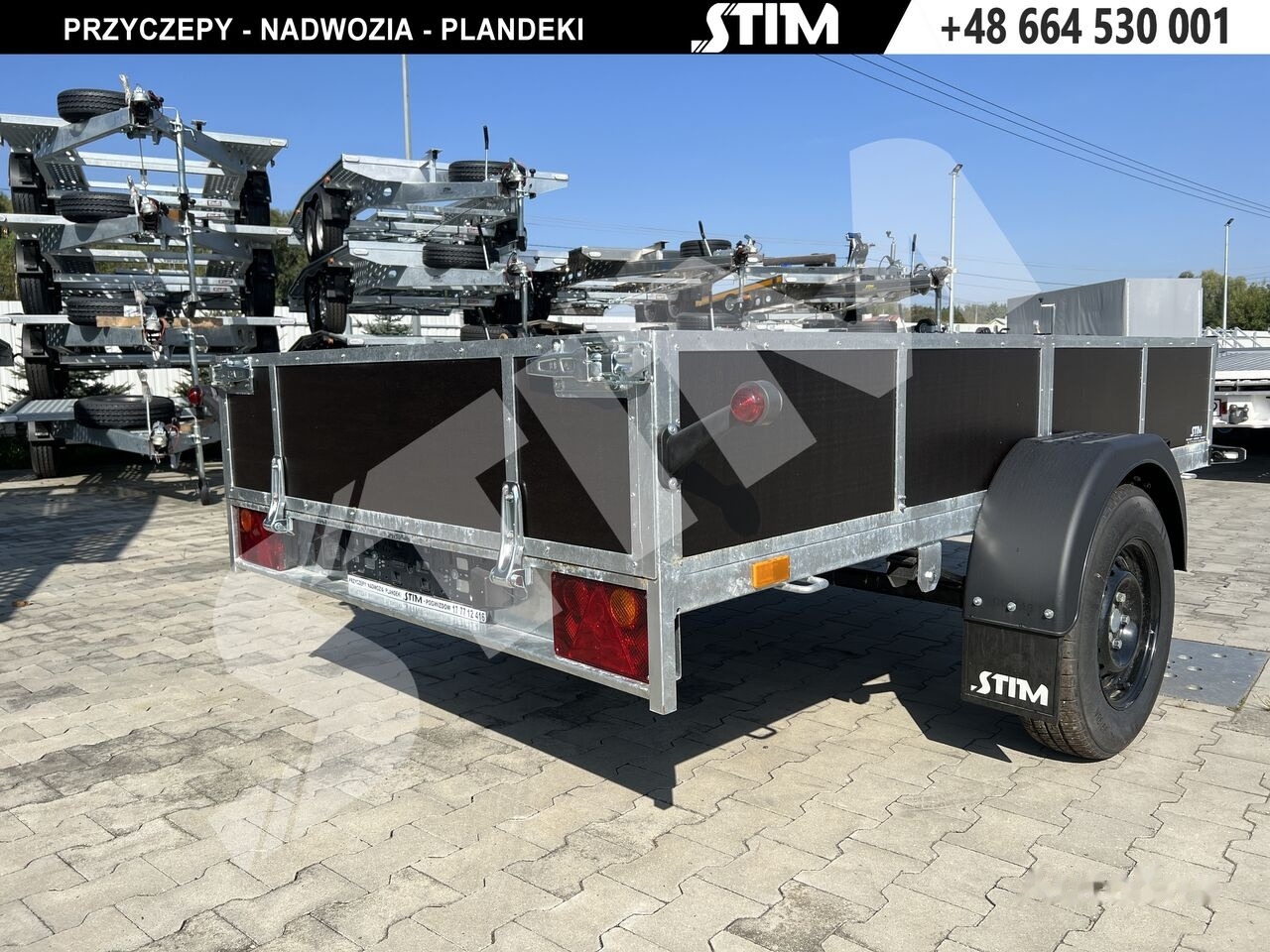 Stim S11-075/2615R + przednia burta otwierana - Přívěsný vozík: obrázek 5 Stim S11-075/2615R + przednia burta otwierana - Přívěsný vozík: obrázek 5