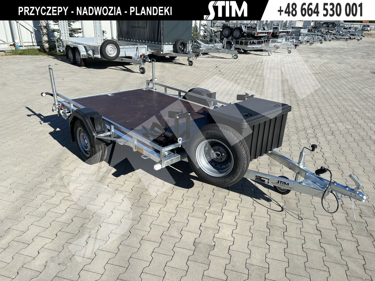 Stim S11-075/2616 Przyczpa pod 2 motocykle - Přepravník motocyklů: obrázek 1 Stim S11-075/2616 Przyczpa pod 2 motocykle - Přepravník motocyklů: obrázek 1