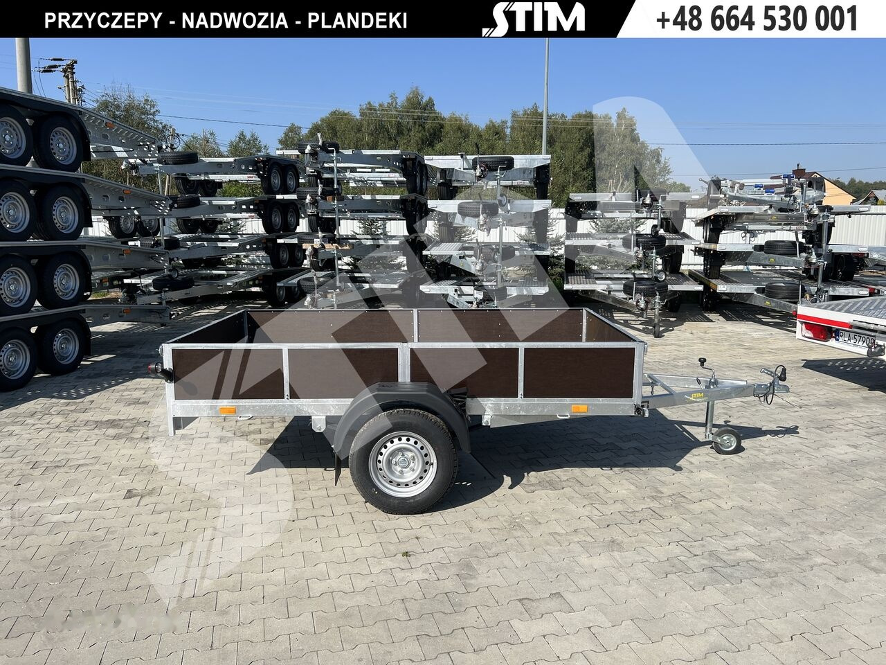 Stim S11-075/2815R + przednia burta otwierana - Přívěsný vozík: obrázek 1 Stim S11-075/2815R + przednia burta otwierana - Přívěsný vozík: obrázek 1
