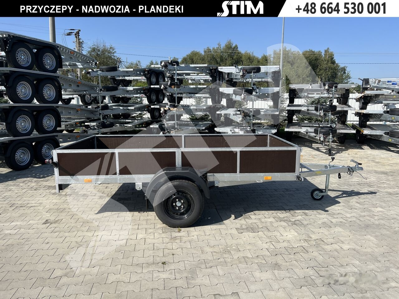 Stim S11-075/3115R + przednia burta otwierana + wzmocnienie ramy - Přívěsný vozík: obrázek 2 Stim S11-075/3115R + przednia burta otwierana + wzmocnienie ramy - Přívěsný vozík: obrázek 2