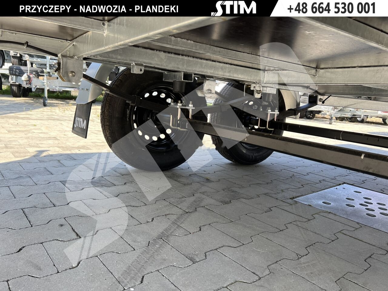Nový Přívěsný vozík Stim S12-075/3415R + przednia burta otwierana + wzmocnienia ramy: obrázek 10