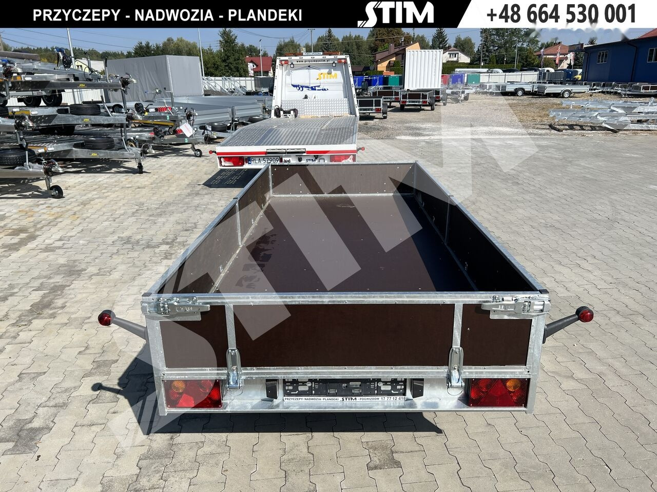 Nový Přívěsný vozík Stim S12-075/3415R + przednia burta otwierana + wzmocnienia ramy: obrázek 7
