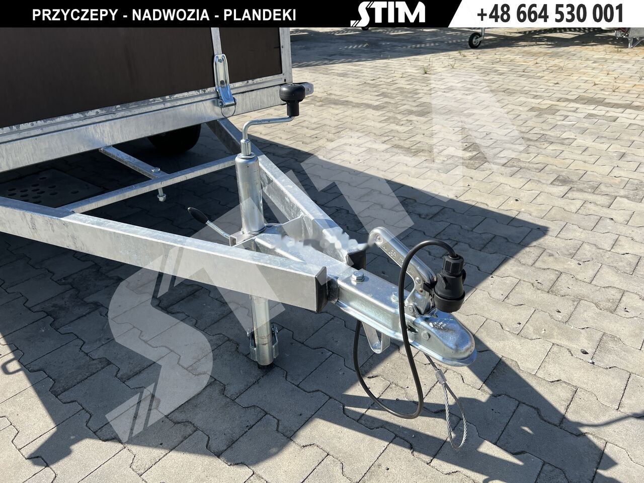 Nový Přívěsný vozík Stim S12-075/3415R + przednia burta otwierana + wzmocnienia ramy: obrázek 13