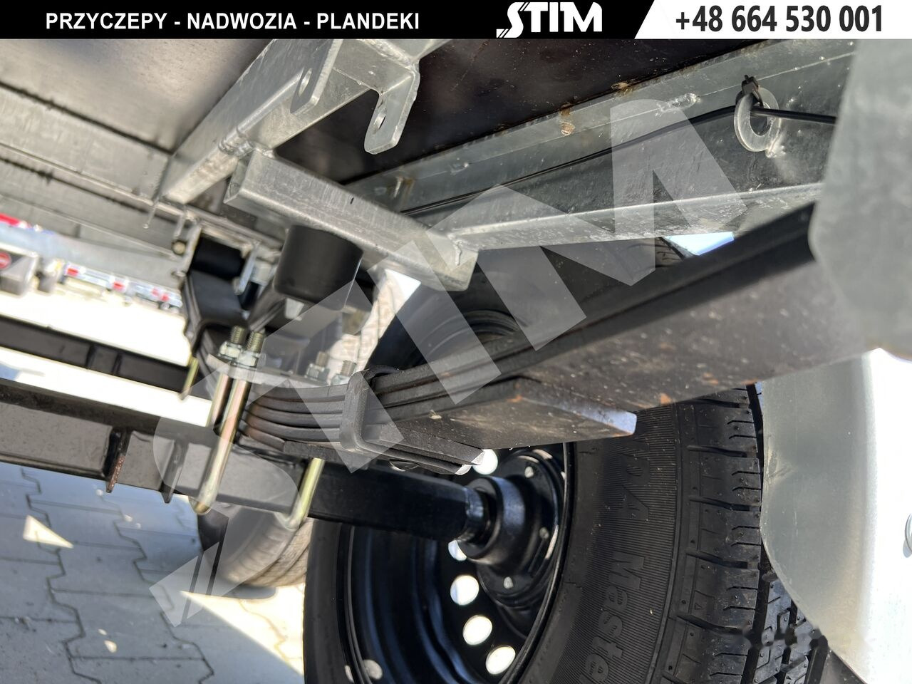 Nový Přívěsný vozík Stim S12-075/3415R + przednia burta otwierana + wzmocnienia ramy: obrázek 11