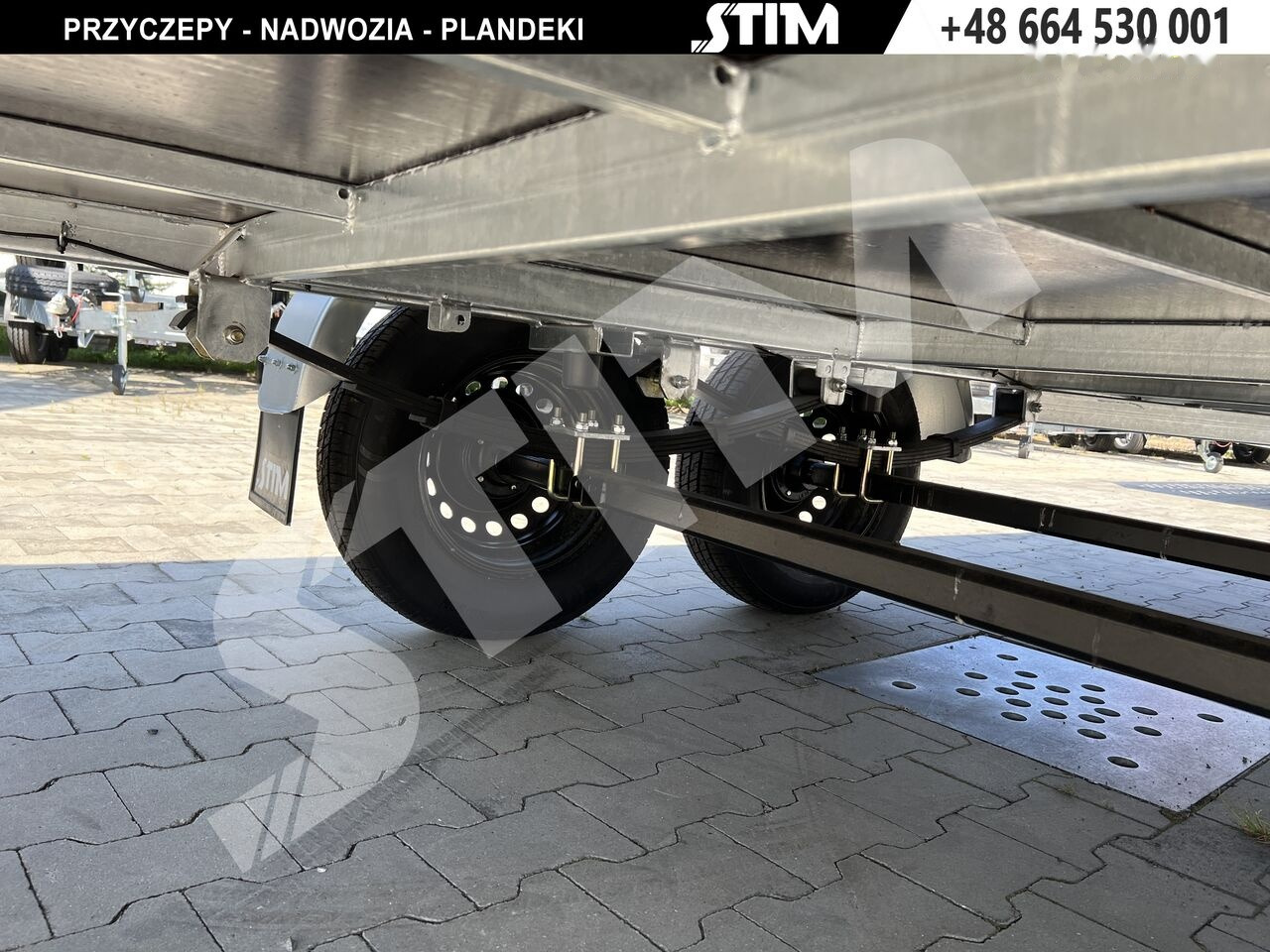 Nový Přívěsný vozík Stim S12-075/4015R + przednia burta otwierana + wzmocniona rama: obrázek 8