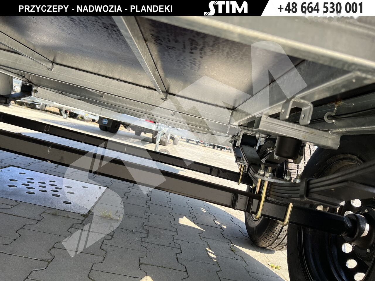 Nový Přívěsný vozík Stim S12-075/4015R + przednia burta otwierana + wzmocniona rama: obrázek 9