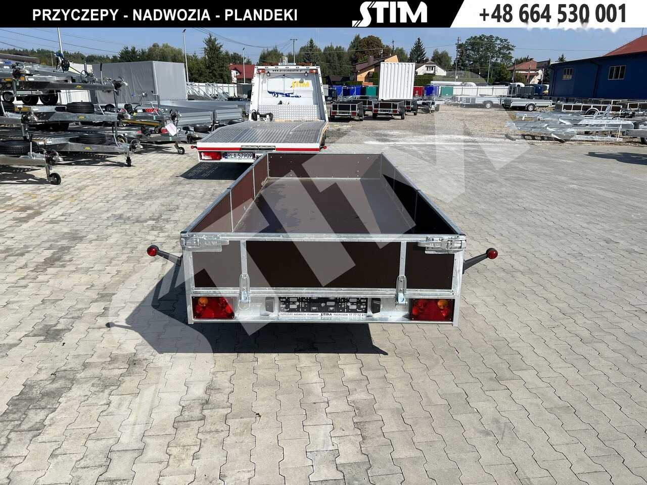 Nový Přívěsný vozík Stim S12-075/4015R + przednia burta otwierana + wzmocniona rama: obrázek 12
