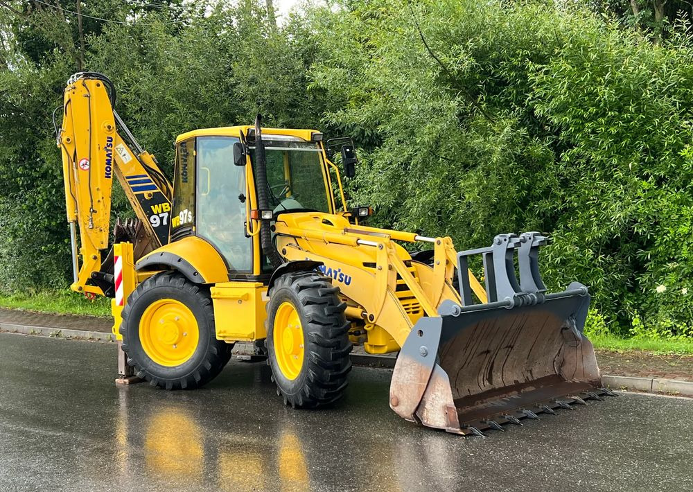 Komatsu * Koparko Ładowarka * Komatsu WB 97 S Utility * - Rýpadlo-nakladač: obrázek 1 Komatsu * Koparko Ładowarka * Komatsu WB 97 S Utility * - Rýpadlo-nakladač: obrázek 1
