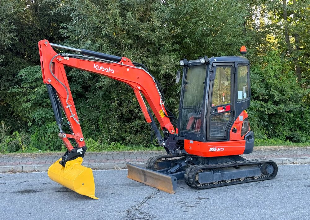 Kubota * Minikoparka * Kubota U 35-3&3 * 3.5 Ton * Sprowadzona * - Mini rýpadlo: obrázek 1 Kubota * Minikoparka * Kubota U 35-3&3 * 3.5 Ton * Sprowadzona * - Mini rýpadlo: obrázek 1