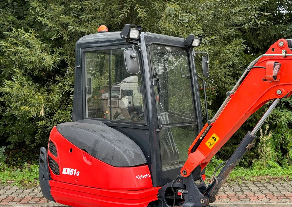 Mini rýpadlo Kubota * Sprowadzona * Minikoparka * Kubota KX61-3 * 2.6 Ton *: obrázek 6