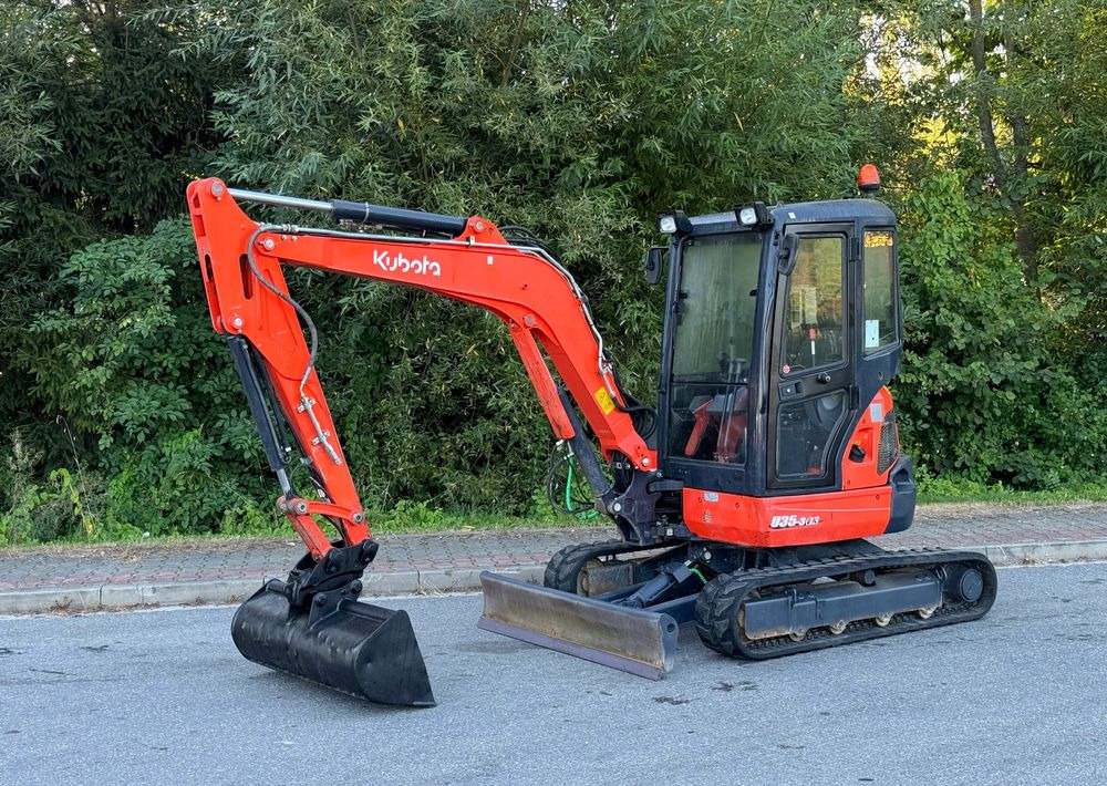 Kubota * Sprowadzona * Minikoparka * Kubota U 35-3&3 * 3.5 Ton * - Mini rýpadlo: obrázek 1 Kubota * Sprowadzona * Minikoparka * Kubota U 35-3&3 * 3.5 Ton * - Mini rýpadlo: obrázek 1