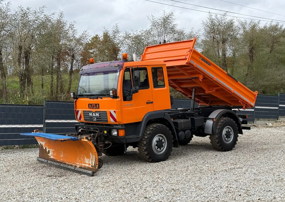 MAN * MAN 10-220 * Pług * Kiper Wywrotka Meiller * 4x4 * Zimowe Utrzymanie * Unimog * - Sklápěč: obrázek 1 MAN * MAN 10-220 * Pług * Kiper Wywrotka Meiller * 4x4 * Zimowe Utrzymanie * Unimog * - Sklápěč: obrázek 1