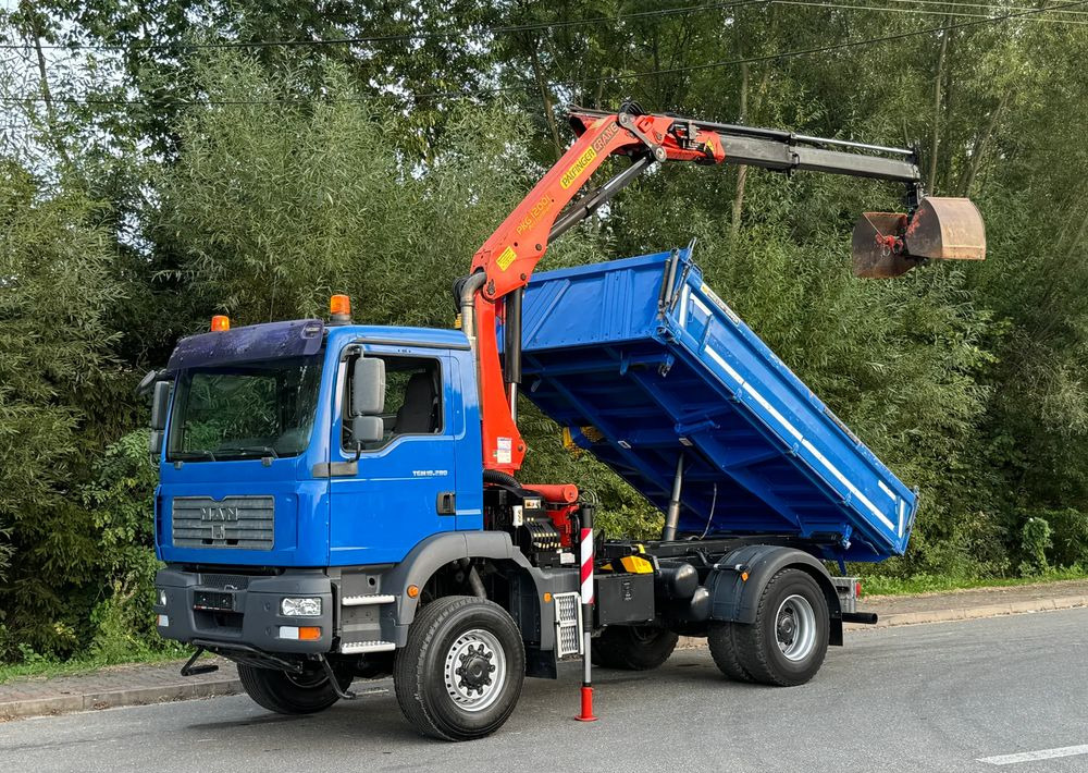 MAN * MAN 18 280 * Kiper Wywrotka * 4x4 * HDS Palfinger 120 STAN BARDZO DOBRY * Sprowadzony - Sklápěč: obrázek 1 MAN * MAN 18 280 * Kiper Wywrotka * 4x4 * HDS Palfinger 120 STAN BARDZO DOBRY * Sprowadzony - Sklápěč: obrázek 1