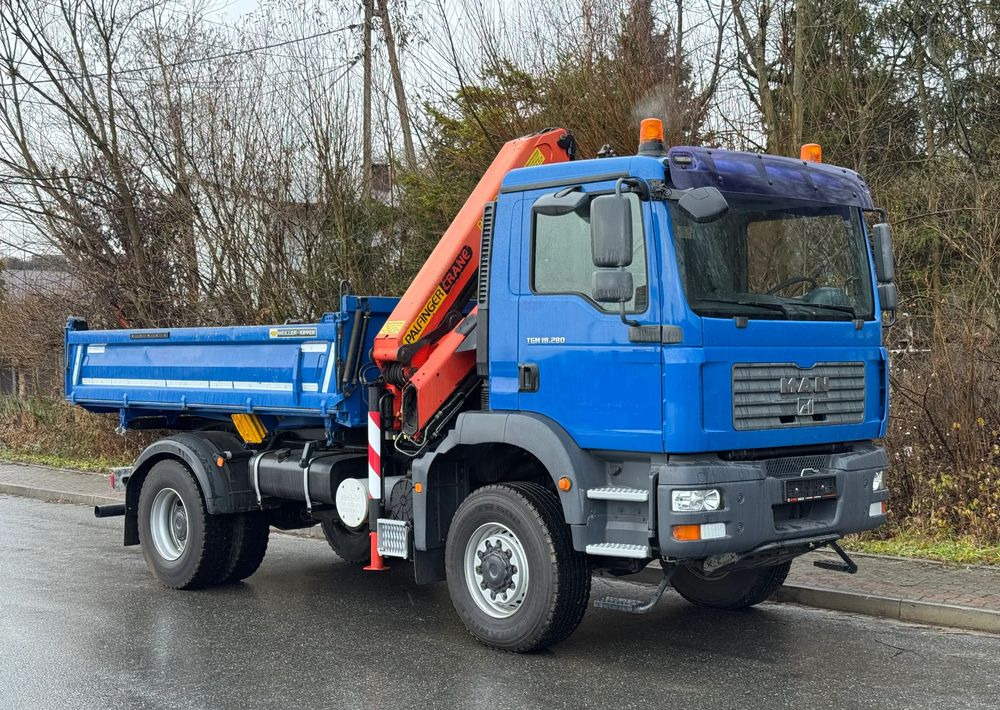 MAN * MAN 18 280 * Kiper Wywrotka * 4x4 * HDS Palfinger 120 STAN BARDZO DOBRY * Sprowadzony - Sklápěč: obrázek 2 MAN * MAN 18 280 * Kiper Wywrotka * 4x4 * HDS Palfinger 120 STAN BARDZO DOBRY * Sprowadzony - Sklápěč: obrázek 2