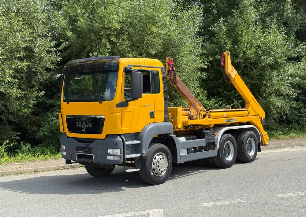 MAN * Sprowadzony * MAN TGS * 6x4 * Bramowiec * Bardzo Dobry Stan * Meiller Kiper * - Ramenový nosič kontajnerov: obrázek 1 MAN * Sprowadzony * MAN TGS * 6x4 * Bramowiec * Bardzo Dobry Stan * Meiller Kiper * - Ramenový nosič kontajnerov: obrázek 1