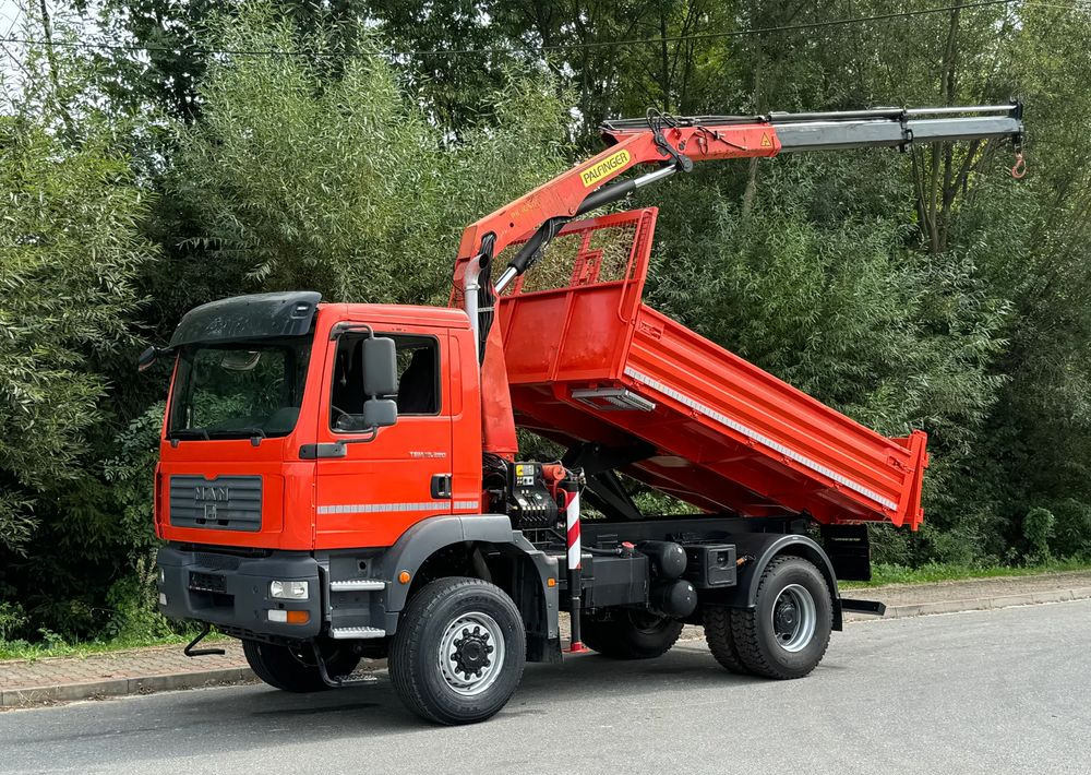 MAN * TGM 18-280 MAN 4x4 HDS Palfinger PK10500 * Kiper Wywrotka * Bardzo Dobry Stan - Sklápěč: obrázek 1 MAN * TGM 18-280 MAN 4x4 HDS Palfinger PK10500 * Kiper Wywrotka * Bardzo Dobry Stan - Sklápěč: obrázek 1