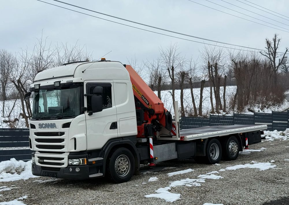 Scania * SCANIA G400 * HDS Palfinger Kran PK 42500 * 3 Osie * Sprowadzona * Bardzo Dobry Stan * - Nákladní automobil valníkový/ Plošinový, Auto s hydraulickou rukou: obrázek 2 Scania * SCANIA G400 * HDS Palfinger Kran PK 42500 * 3 Osie * Sprowadzona * Bardzo Dobry Stan * - Nákladní automobil valníkový/ Plošinový, Auto s hydraulickou rukou: obrázek 2
