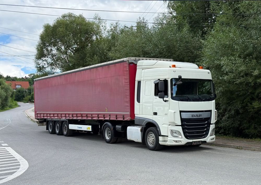 DAF * Zestaw * DAF 106 Euro 6 + Naczepa Krone * Bardzo Dobry Stan - Tahač, Plachtový návěs: obrázek 2 DAF * Zestaw * DAF 106 Euro 6 + Naczepa Krone * Bardzo Dobry Stan - Tahač, Plachtový návěs: obrázek 2