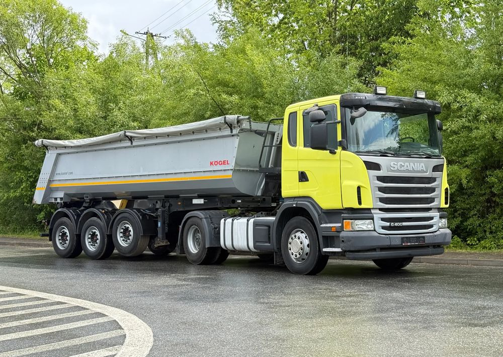 Scania * Zestaw * Scania G400 + Naczepa Kogel Kiper Wywrotka * Sprowadzony * Bardzo Dobry Stan * - Tahač, Sklápěcí návěs: obrázek 2 Scania * Zestaw * Scania G400 + Naczepa Kogel Kiper Wywrotka * Sprowadzony * Bardzo Dobry Stan * - Tahač, Sklápěcí návěs: obrázek 2