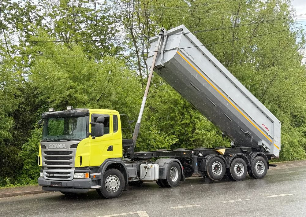 Scania * Zestaw * Scania G400 + Naczepa Kogel Kiper Wywrotka * Sprowadzony * Bardzo Dobry Stan * - Tahač, Sklápěcí návěs: obrázek 1 Scania * Zestaw * Scania G400 + Naczepa Kogel Kiper Wywrotka * Sprowadzony * Bardzo Dobry Stan * - Tahač, Sklápěcí návěs: obrázek 1