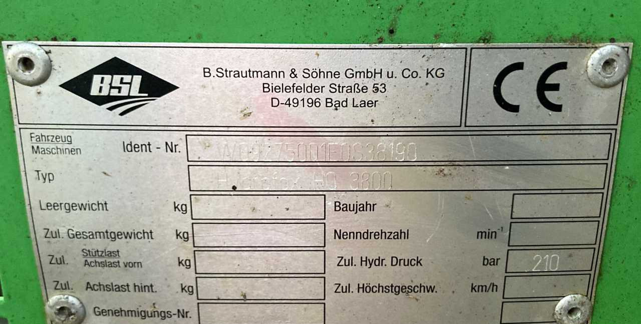 Strautmann HQ 3800 kuilsnijder voermachines leasing Strautmann HQ 3800 kuilsnijder voermachines: obrázek 6