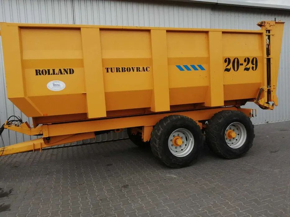 Przyczepa skorupowa 16 ton ROLLAND 20-29 TURBOVRAC - Zemědělský přívěs: obrázek 1 Przyczepa skorupowa 16 ton ROLLAND 20-29 TURBOVRAC - Zemědělský přívěs: obrázek 1