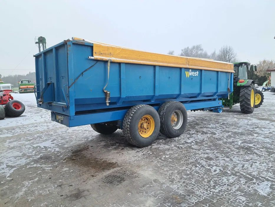 Przyczepa skorupowa WEST 14 ton - Zemědělský přívěs: obrázek 3 Przyczepa skorupowa WEST 14 ton - Zemědělský přívěs: obrázek 3