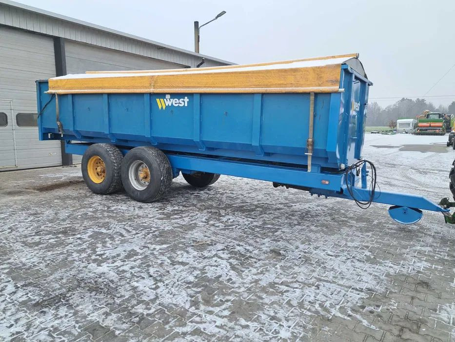 Przyczepa skorupowa WEST 14 ton - Zemědělský přívěs: obrázek 4 Przyczepa skorupowa WEST 14 ton - Zemědělský přívěs: obrázek 4
