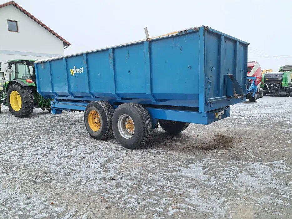 Przyczepa skorupowa WEST 14 ton - Zemědělský přívěs: obrázek 2 Przyczepa skorupowa WEST 14 ton - Zemědělský přívěs: obrázek 2