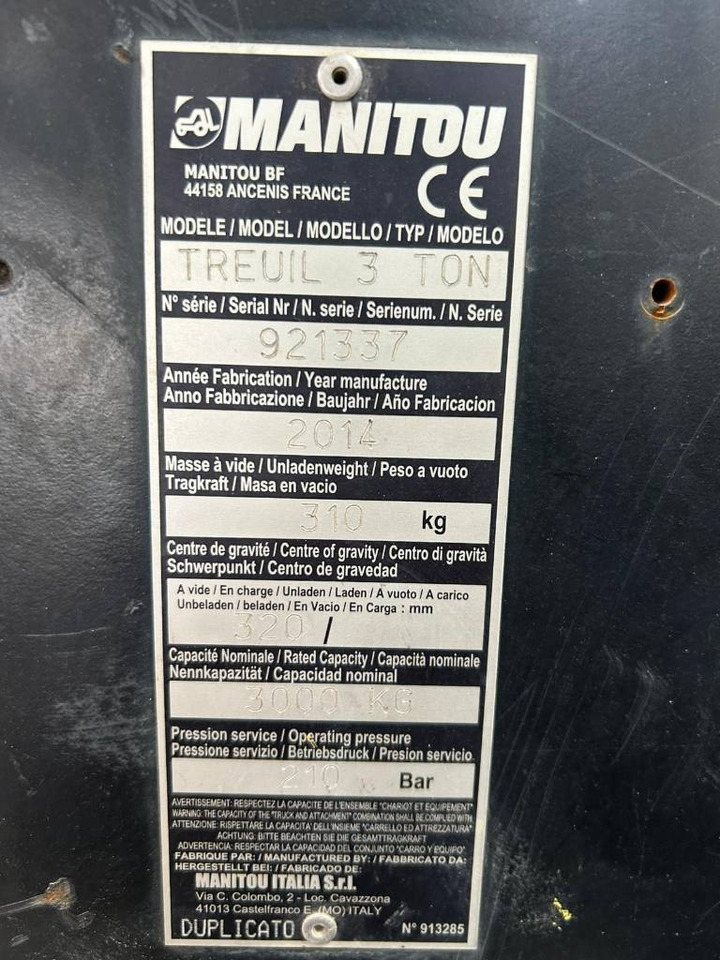 Manitou WINCH 3T - Naviják: obrázek 5 Manitou WINCH 3T - Naviják: obrázek 5