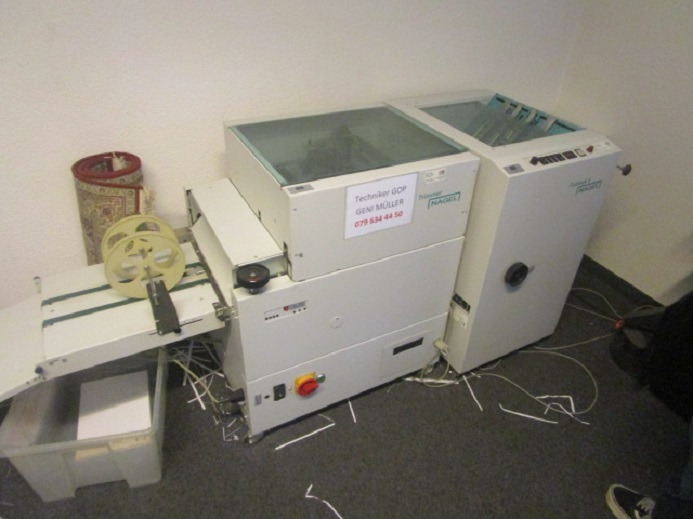 FALZ- UND HEFTMASCHINE NAGEL FOLDNAK 8 MIT TRIMMER - Skládací stroj: obrázek 1 FALZ- UND HEFTMASCHINE NAGEL FOLDNAK 8 MIT TRIMMER - Skládací stroj: obrázek 1