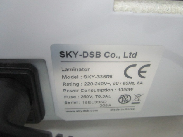 LAMINATOR SKY-335R6 - Tiskařský stroj: obrázek 5 LAMINATOR SKY-335R6 - Tiskařský stroj: obrázek 5