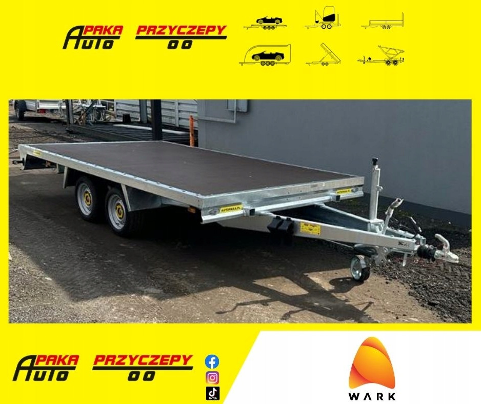 PLATFORMY PRZYCZEPA 4x2 WARK DMC 2700 / WARK 4x2 Platform Trailer DMC 2700 - Přívěs plato/ Valník: obrázek 1 PLATFORMY PRZYCZEPA 4x2 WARK DMC 2700 / WARK 4x2 Platform Trailer DMC 2700 - Přívěs plato/ Valník: obrázek 1