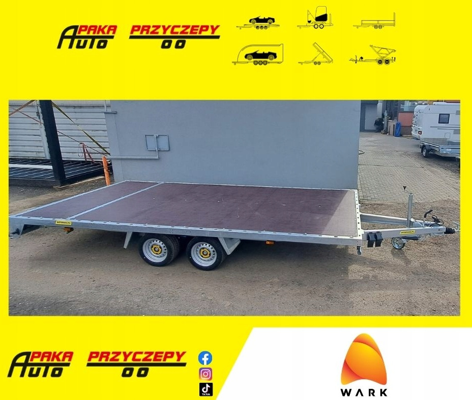 PRZYCZEPA PLATFORMOWA 5X2 WARK DMC 3500 / WARK PLATFORM TRAILER 5X2 DMC 3500 - Přívěs plato/ Valník: obrázek 1 PRZYCZEPA PLATFORMOWA 5X2 WARK DMC 3500 / WARK PLATFORM TRAILER 5X2 DMC 3500 - Přívěs plato/ Valník: obrázek 1
