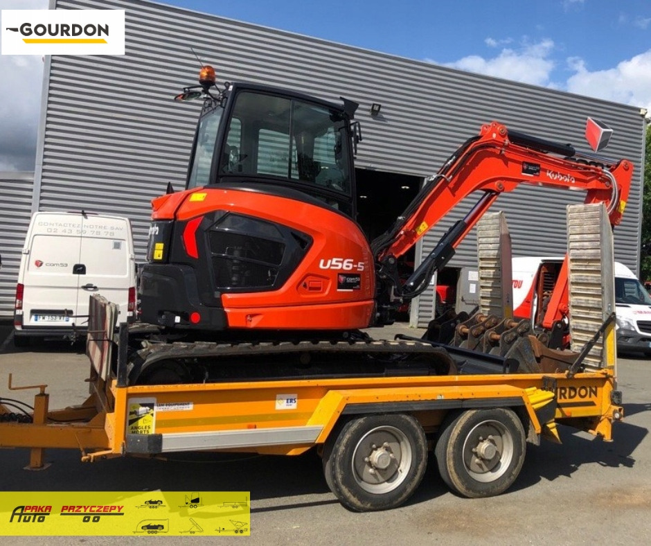 PRZYCZEPA PODKOPARKOWA MARKI GOURDON, DMC 6000 KG, 6T / GOURDON EXCAVATOR TRAILER, DMC 6000 KG, 6T - Přepravník stavebních strojů: obrázek 2 PRZYCZEPA PODKOPARKOWA MARKI GOURDON, DMC 6000 KG, 6T / GOURDON EXCAVATOR TRAILER, DMC 6000 KG, 6T - Přepravník stavebních strojů: obrázek 2
